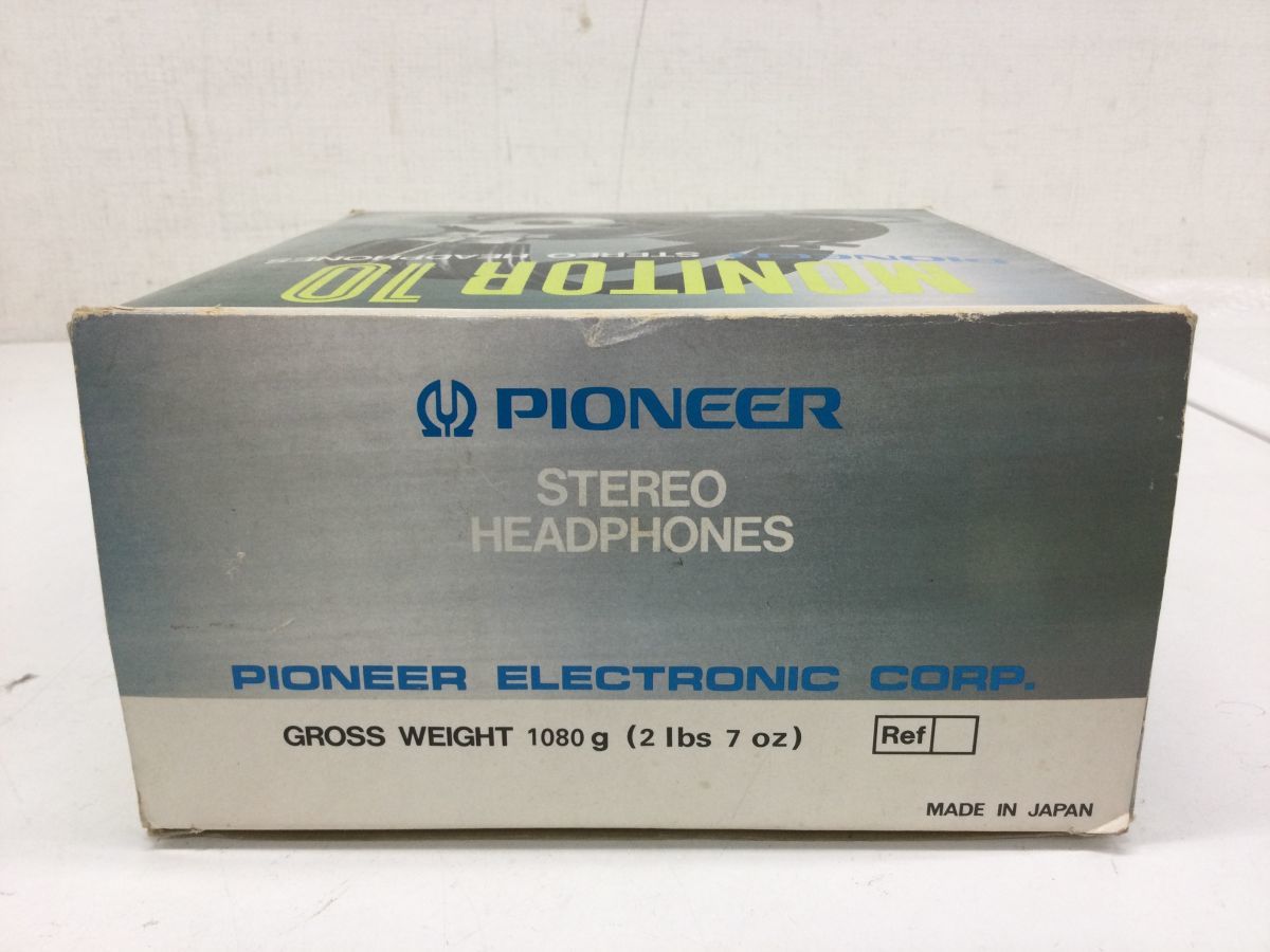 営HS453-60　 PIONEER パイオニア MONITOR10 ヘッドホン ステレオ　ヘッドフォン 箱付き 現状品 0 Pioneer PIONEER of the POWER