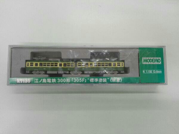 モデモ 江ノ電 300形[305F 2灯型]青電塗装 M車 NT71 動作確認
