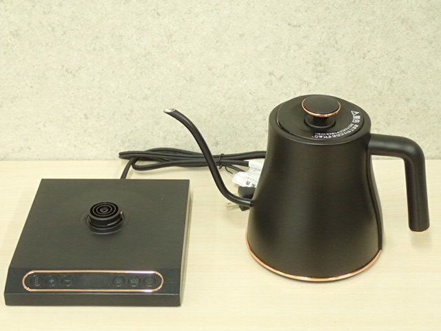 ●MT● 【2021年製・超美品店頭デモ品】0.8L　温度調節機能付き　電気ケトル YK.N-C12.80-B （SAU-87）