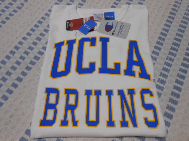 新品！USA製！チャンピオン　ヘビーウエイト　Tシャツ　T1011　UCLA大学　2段プリント　Ｍ　C5-V301　アメリカ製　ラスト1枚