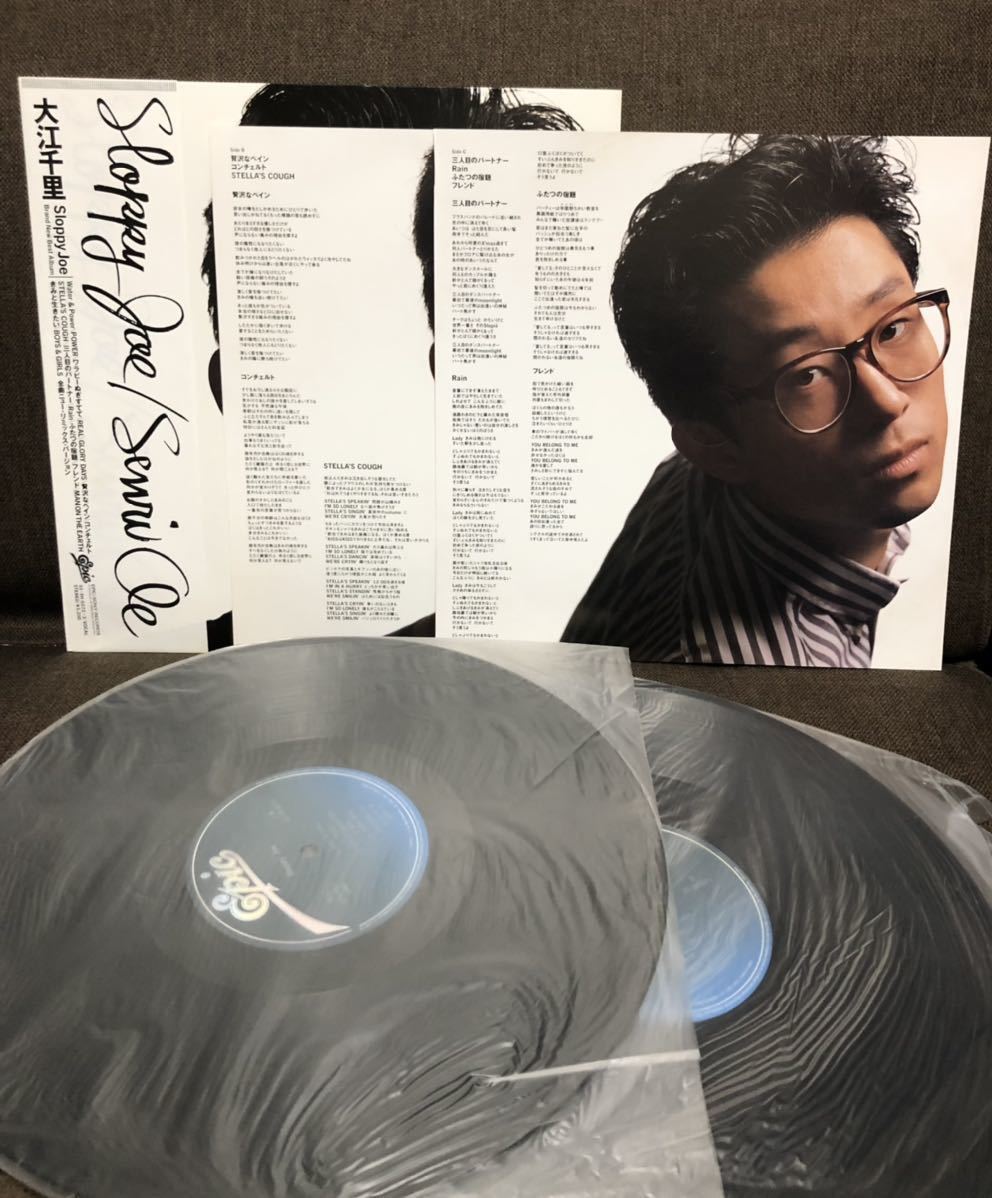 LP】激レア!帯付 大江千里 / Sloppy Joe / 「Rain 」収録! Japanese 