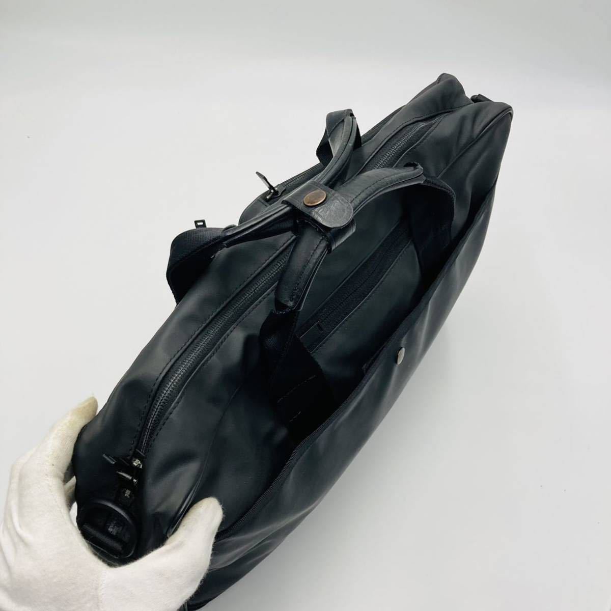 1円 □美品□ PORTER ポーター タンカー ハンドバッグ ブリーフケース 
