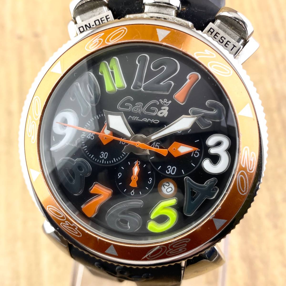 GAGAMILANO ガガミラノ GaGa MILANO シンクロノ46MM メンズ 時計 