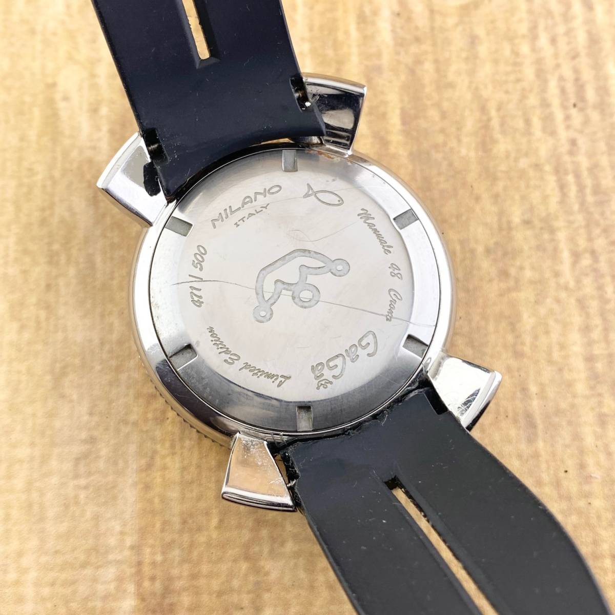 1円箱付】GaGaMILANO ガガミラノ 腕時計 メンズ クロノグラフ 