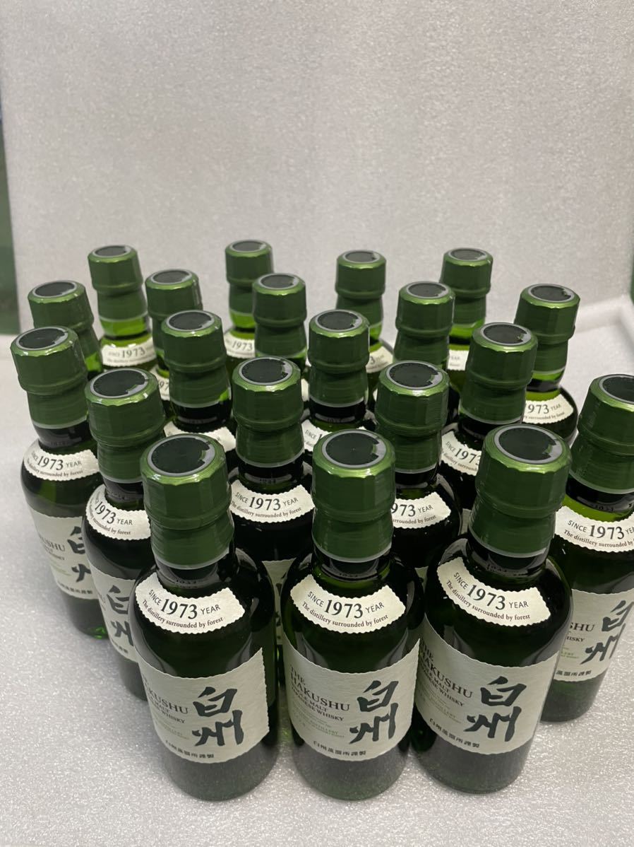 サントリー シングルモルトウイスキー 白州 ノンビンテージ 180ml 20本