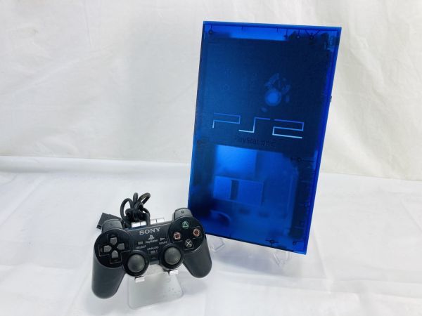 SONY ソニー PS2 本体 オーシャンブルー クリアブルー Playstation