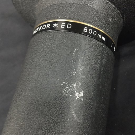 1円 Nikon NIKKOR ED 800mm 1:8 カメラレンズ Fマウント マニュアル