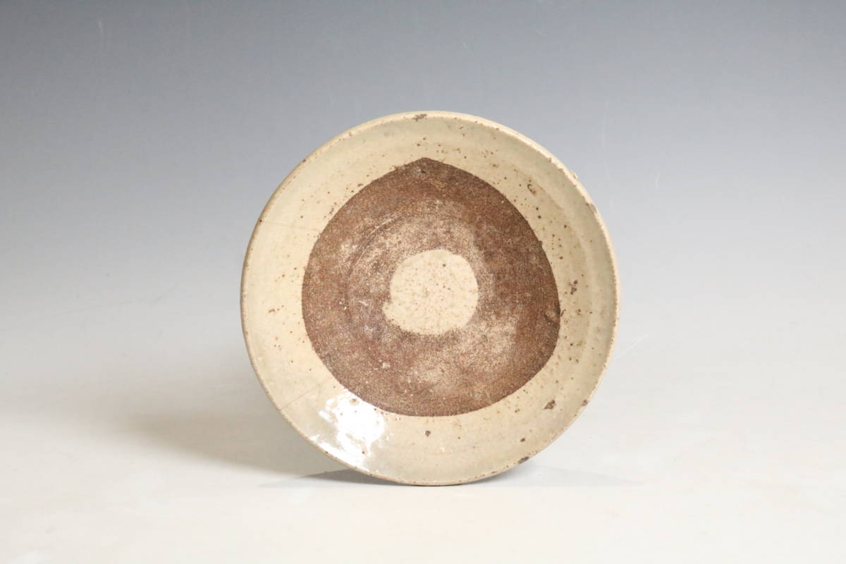 朝鮮古陶磁器 李朝 平茶碗 高麗茶碗 木箱附（R297） - 佳香時代 李朝 
