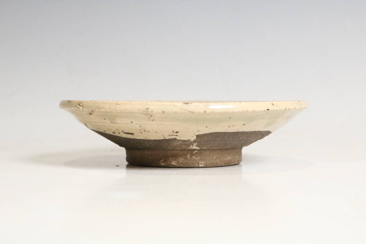 朝鮮古陶磁器 李朝 平茶碗 高麗茶碗 木箱附（R297） - 佳香時代 李朝 