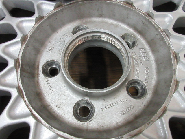 送料無料・税込み】BBS メッシュ RS035 037 16in7J+24 16in8J+24 5穴