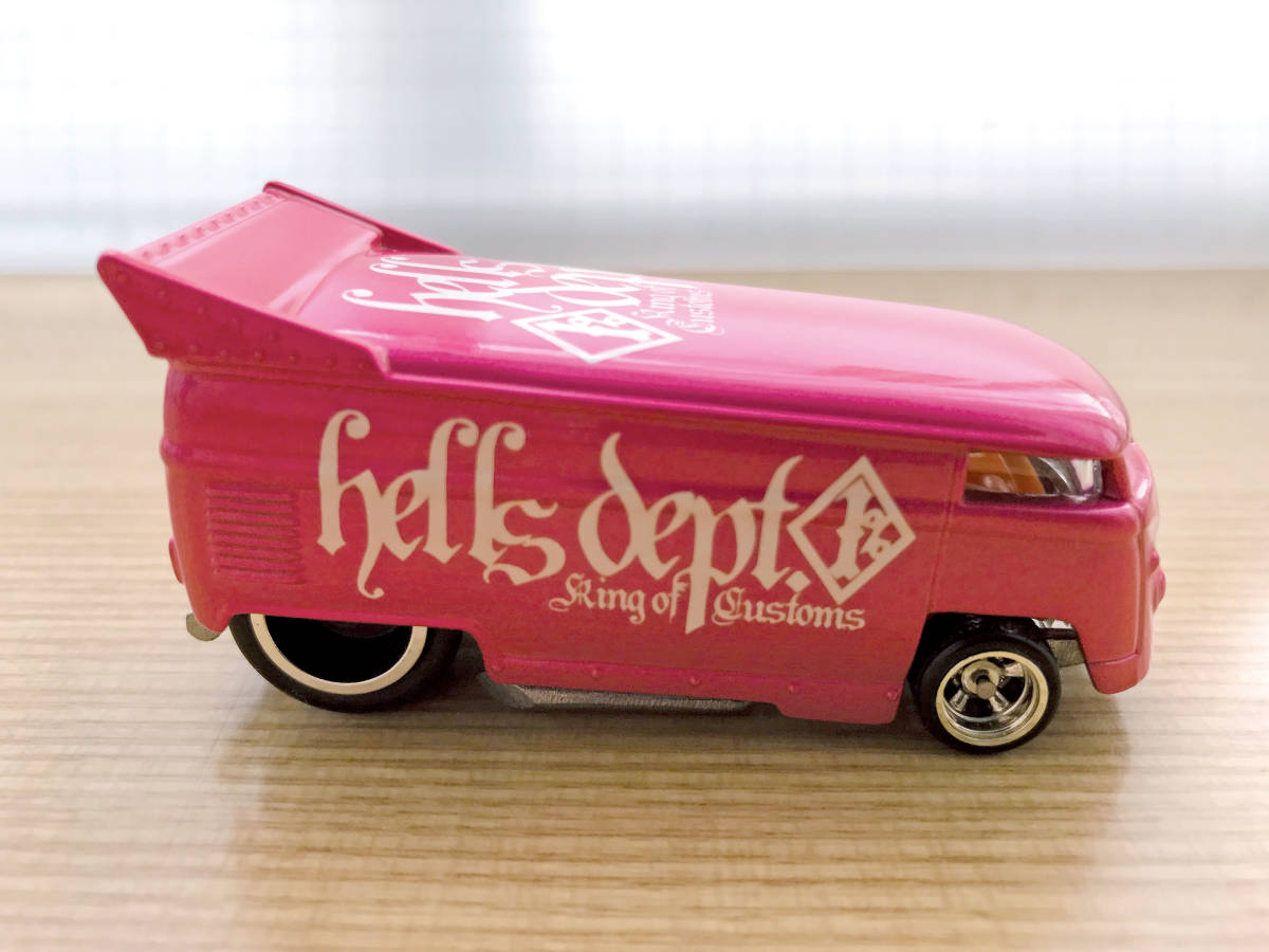 hells Hot 0 Kustoms Mini Cars: dept. Prostock White Metal - HELLS 