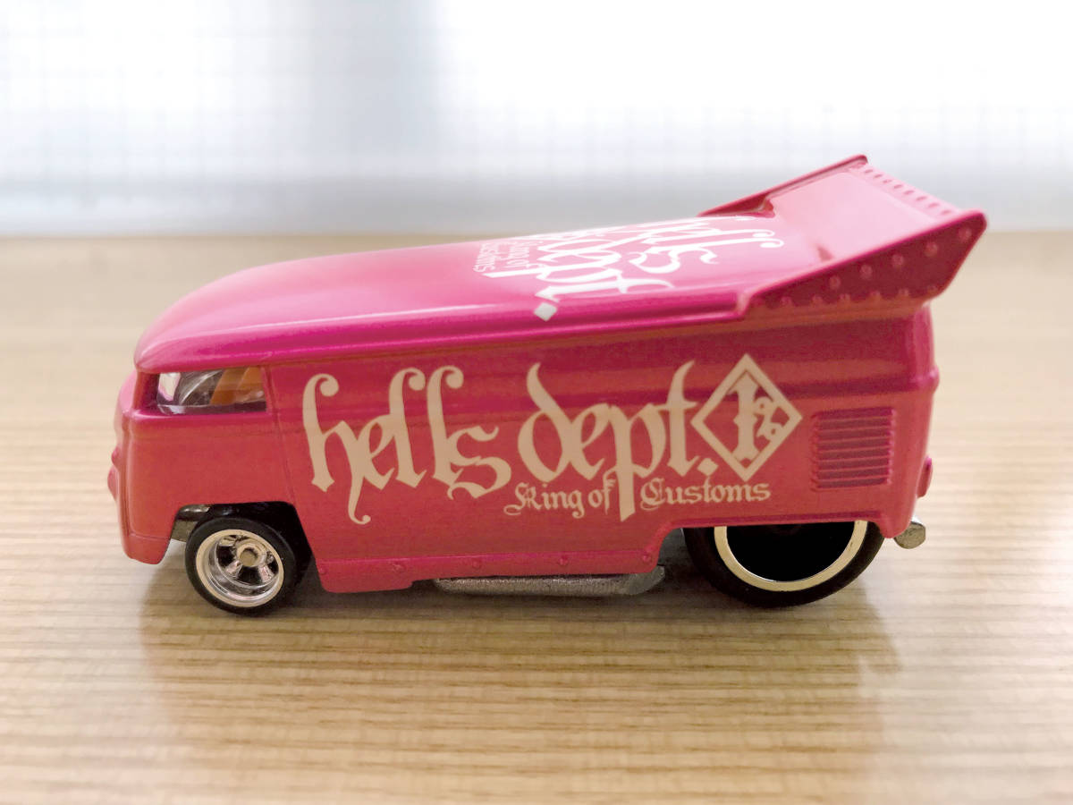 hells Hot 0 Kustoms Mini Cars: dept. Prostock White Metal - HELLS 
