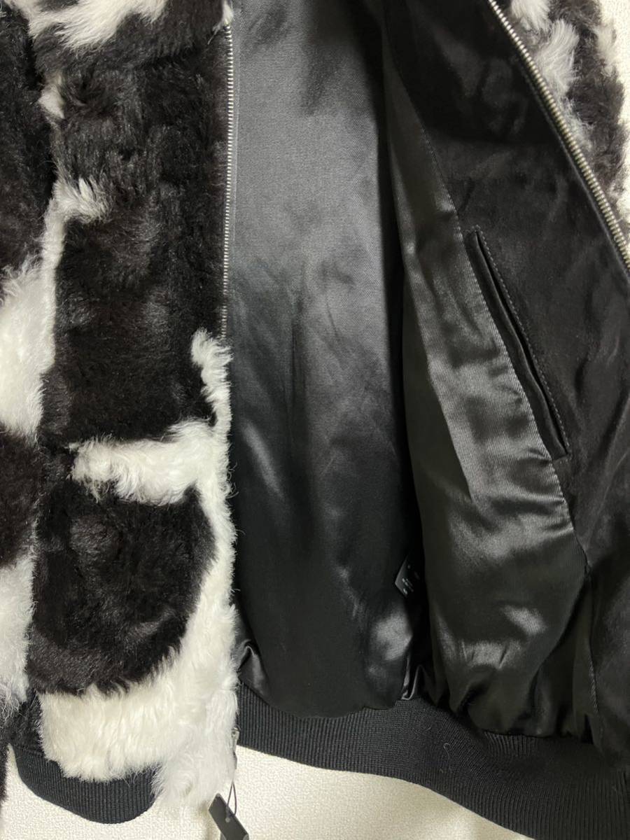 超希少 新品 SAINT LAURENT サンローラン ムートンファー レザー 