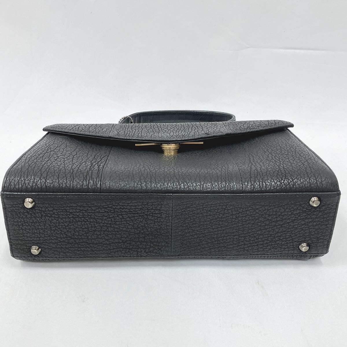 GRES PARIS JRA認定 象革 エレファント 2way ハンドバッグ ショルダー 