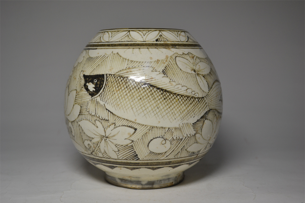 中国美術 磁州窯 花瓶 花入 古玩 置物(宋)｜売買されたオークション情報、