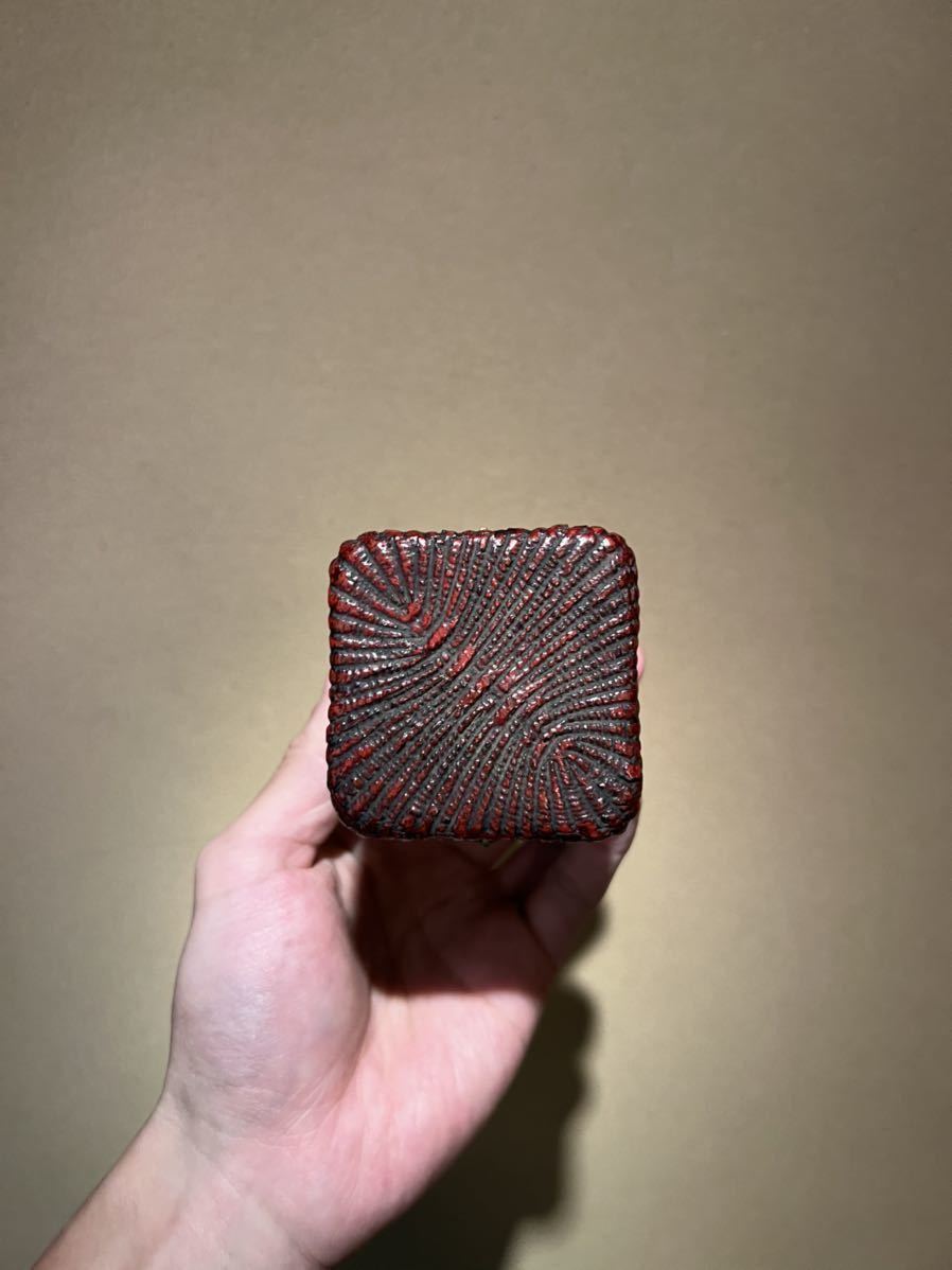 李朝 紙縒 蓋物 】 高麗青磁 李朝家具 古伊万里 古唐津 志野