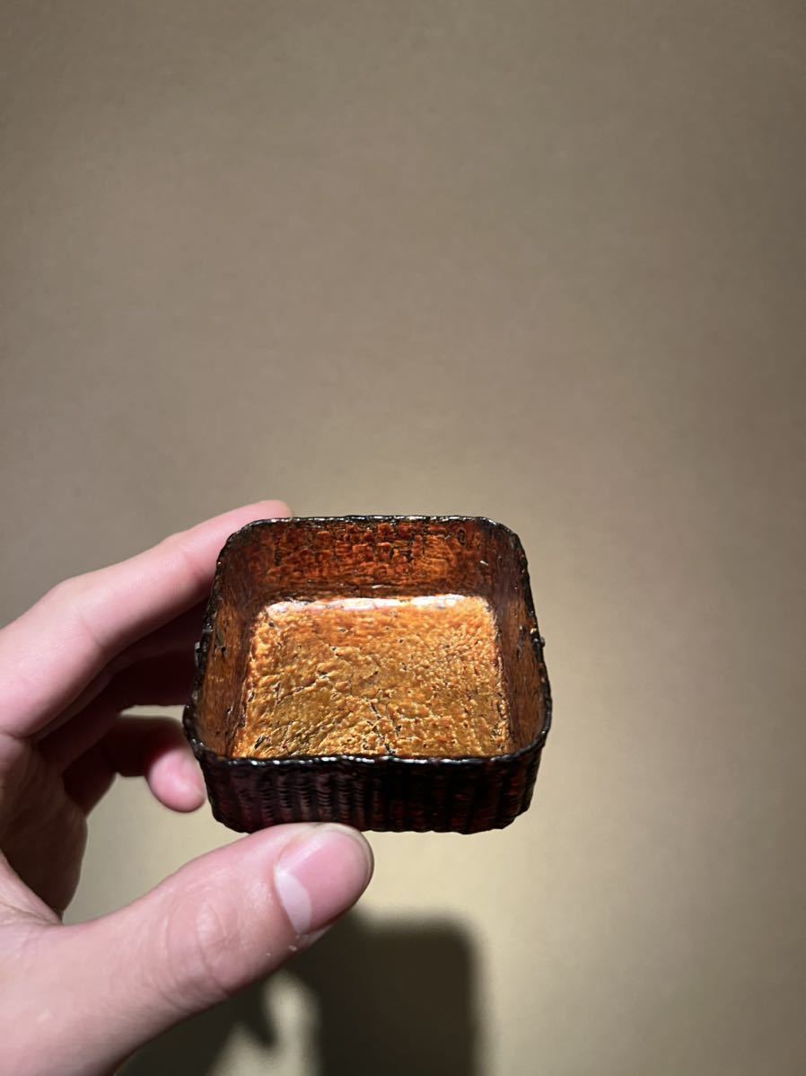 李朝 紙縒 蓋物 】 高麗青磁 李朝家具 古伊万里 古唐津 志野