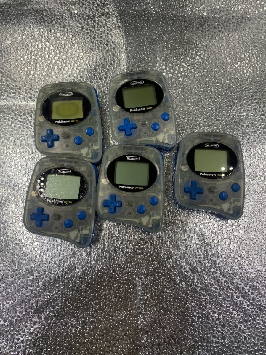 ニンテンドー　ポケモンミニ　[動作未確認] ポケモンミニ 任天堂 Nintendo Pokemon mini 5個セット 動作未確認
