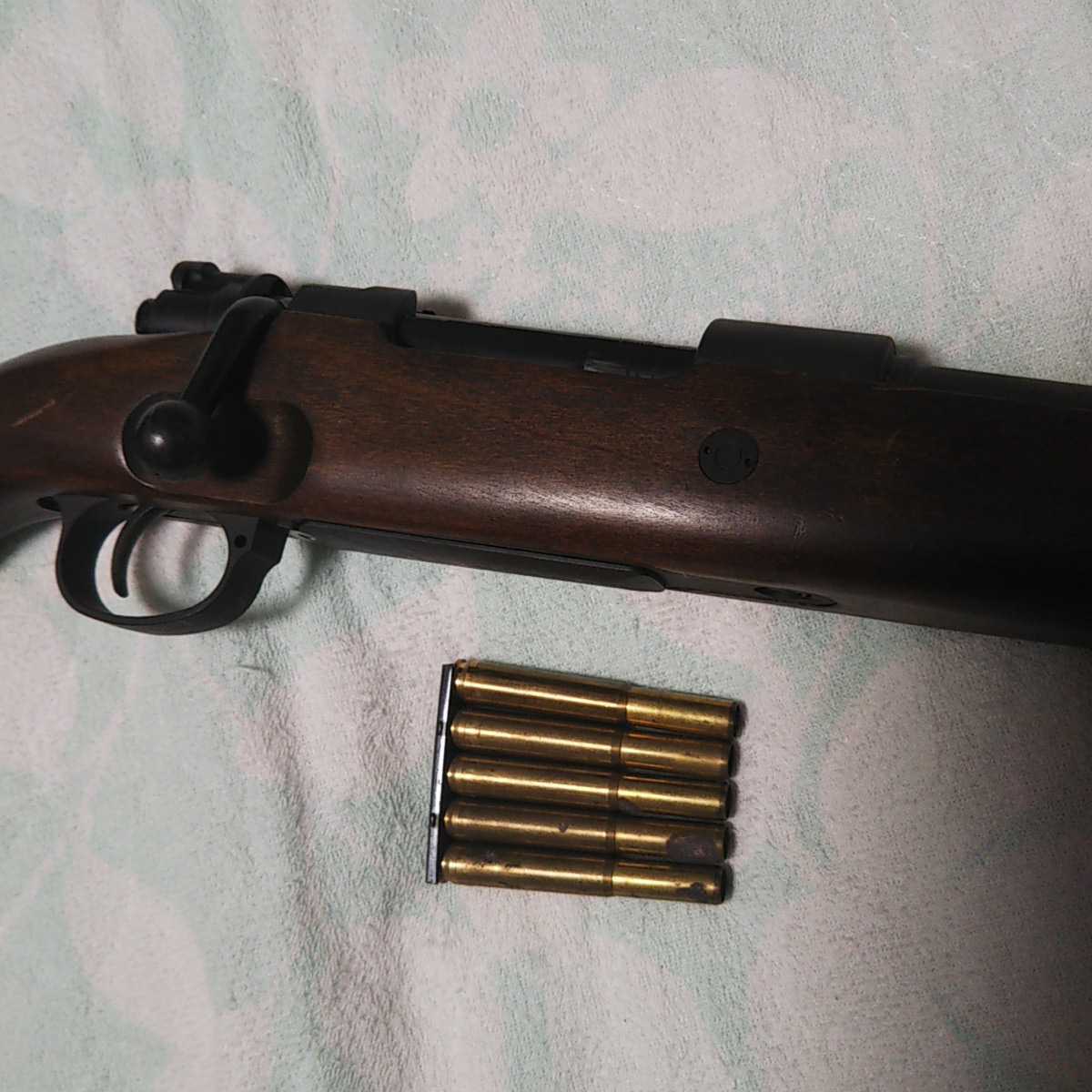 ジャンク MARUSIN マルシン Mauser Kar98k ライフル ガスガン 8mm 