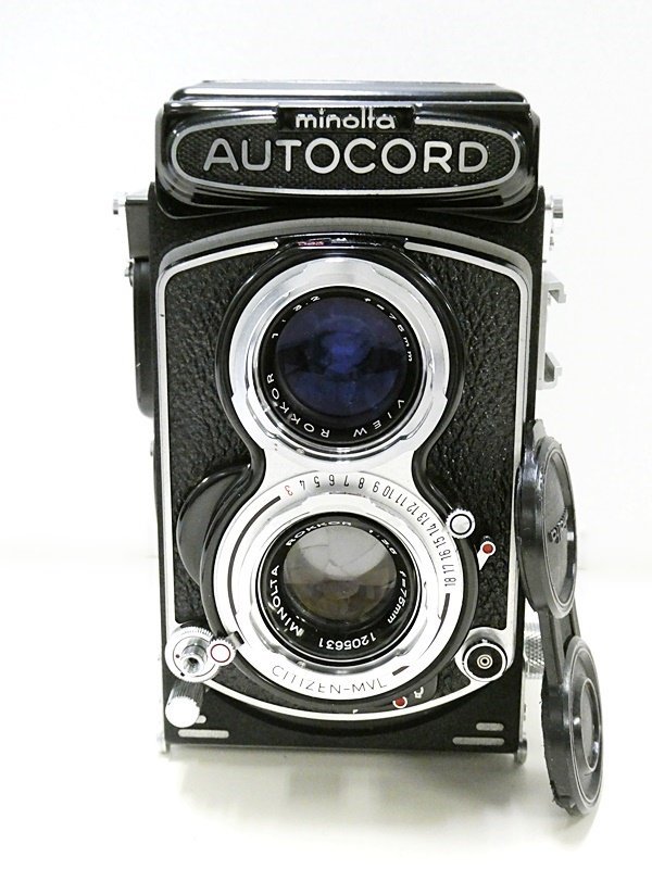 【作例あり】動作品　Minolta Autocord　二眼レフ AUTOCORD Minolta ミノルタ 二眼レフ オートコード 二眼レフカメラ Ⅼ