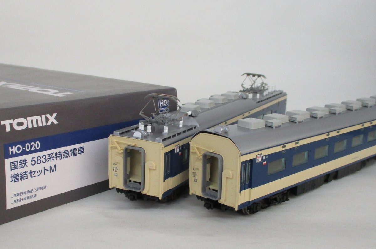 TOMIX HO-020 国鉄 583系特急電車 2両増結セット (M)【ジャンク