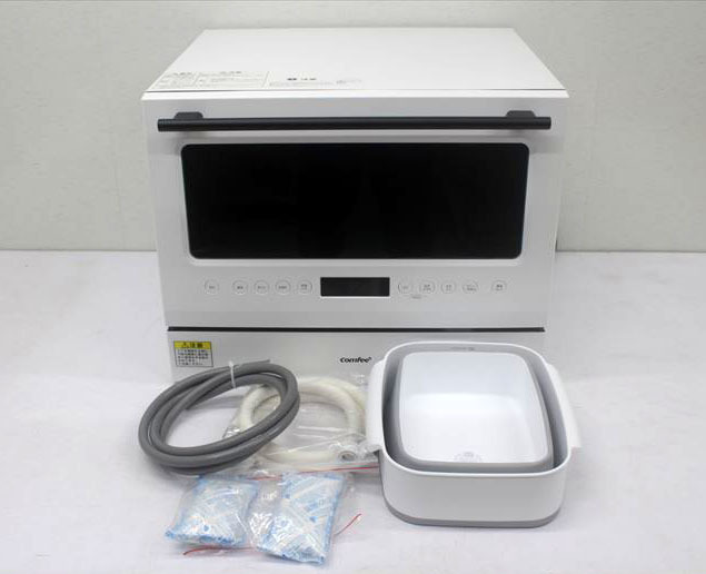 T5228YO ◆1118_4凹【美品】食器洗い乾燥機 食洗機 コンフィー WQP6-3602K W/T 5人分 30点 工事不要家電 キッチン