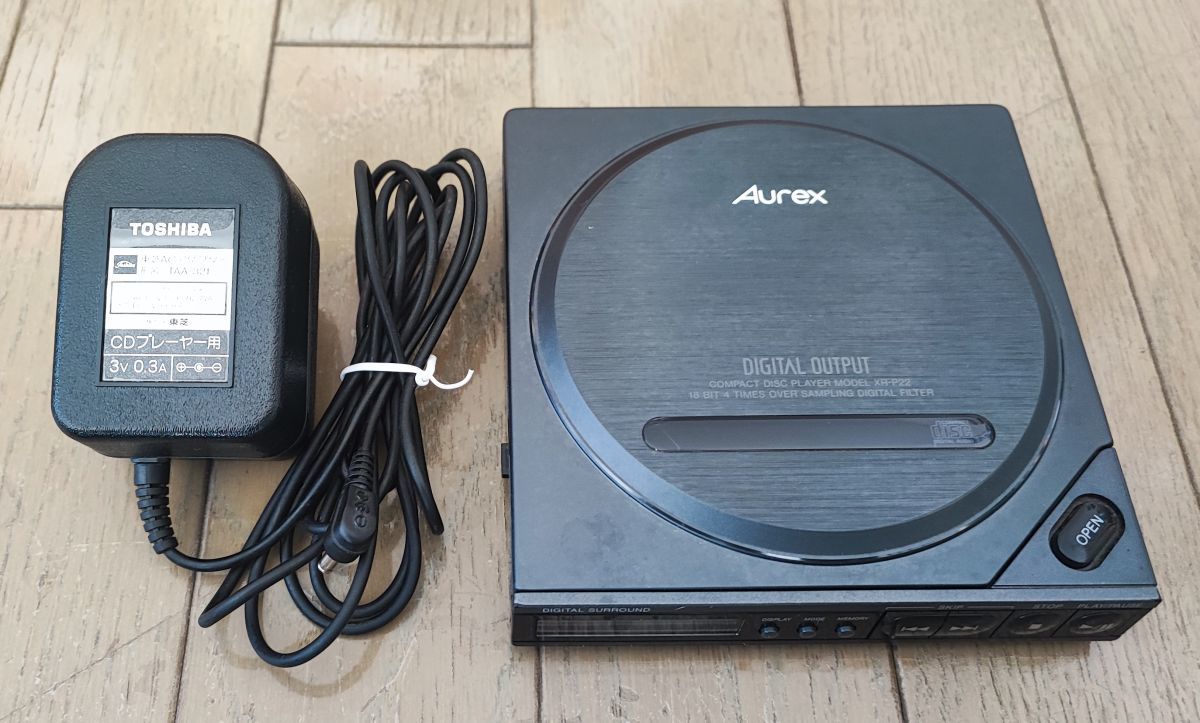 Aurex XR-P22 中古 純正ACアダプタ付属 電源ON可能 CD再生不可 ジャンク品 - Yahoo!オークション 「xr」CDプレーヤー 希少 au 突入電流強化バージョン