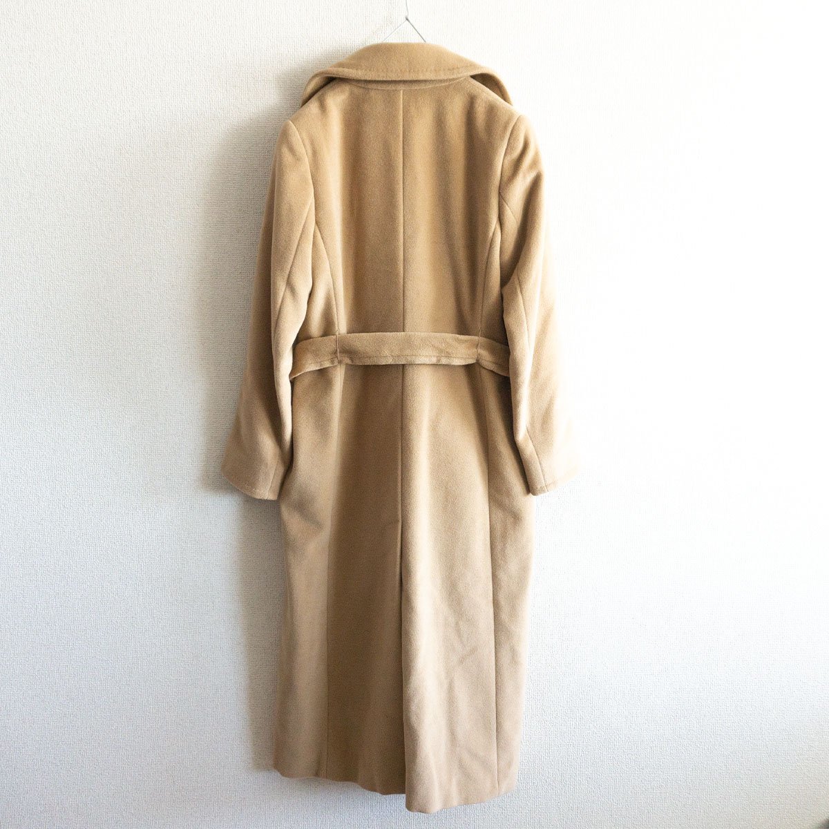 最高級】 MAX MARA【アンゴラ×ウール ベルテッド ロング コート】 42 
