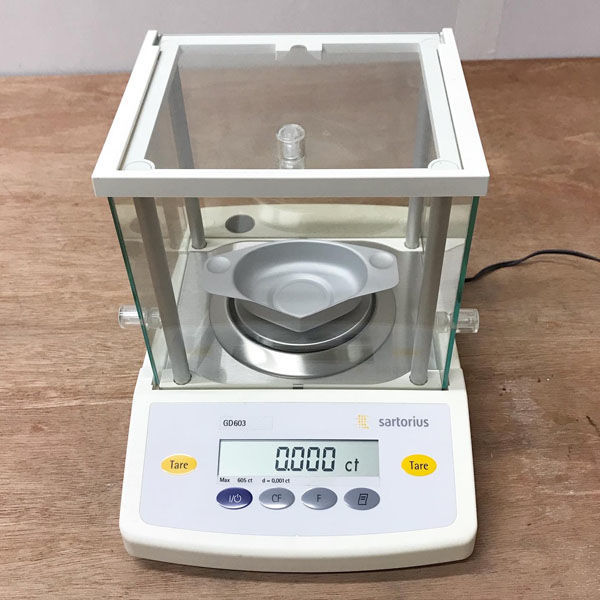 □ Sartorius ザルトリウス社 精密 宝石用 カラット 電子天秤 GD603 