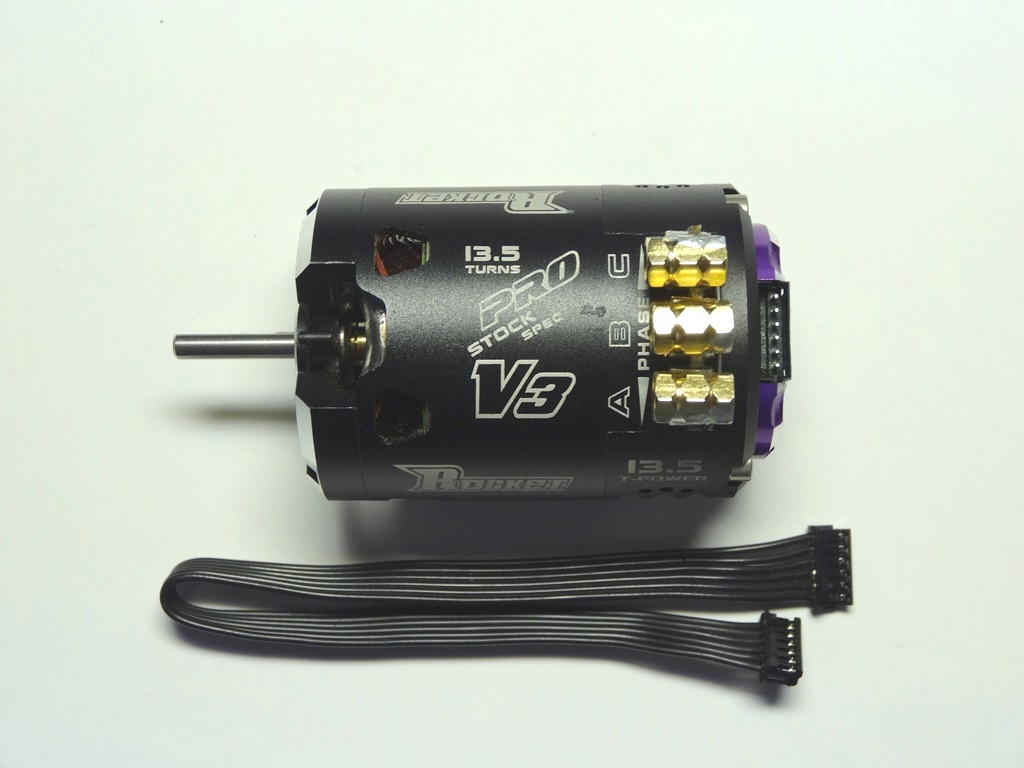 カー用ブラシレスモーター SurpassHobby Rocket540 V3 13.5T 3200KV
