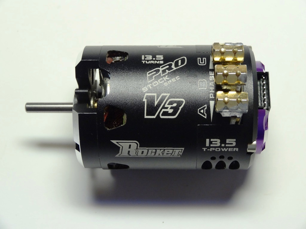 カー用ブラシレスモーター SurpassHobby Rocket540 V3 13.5T 3200KV