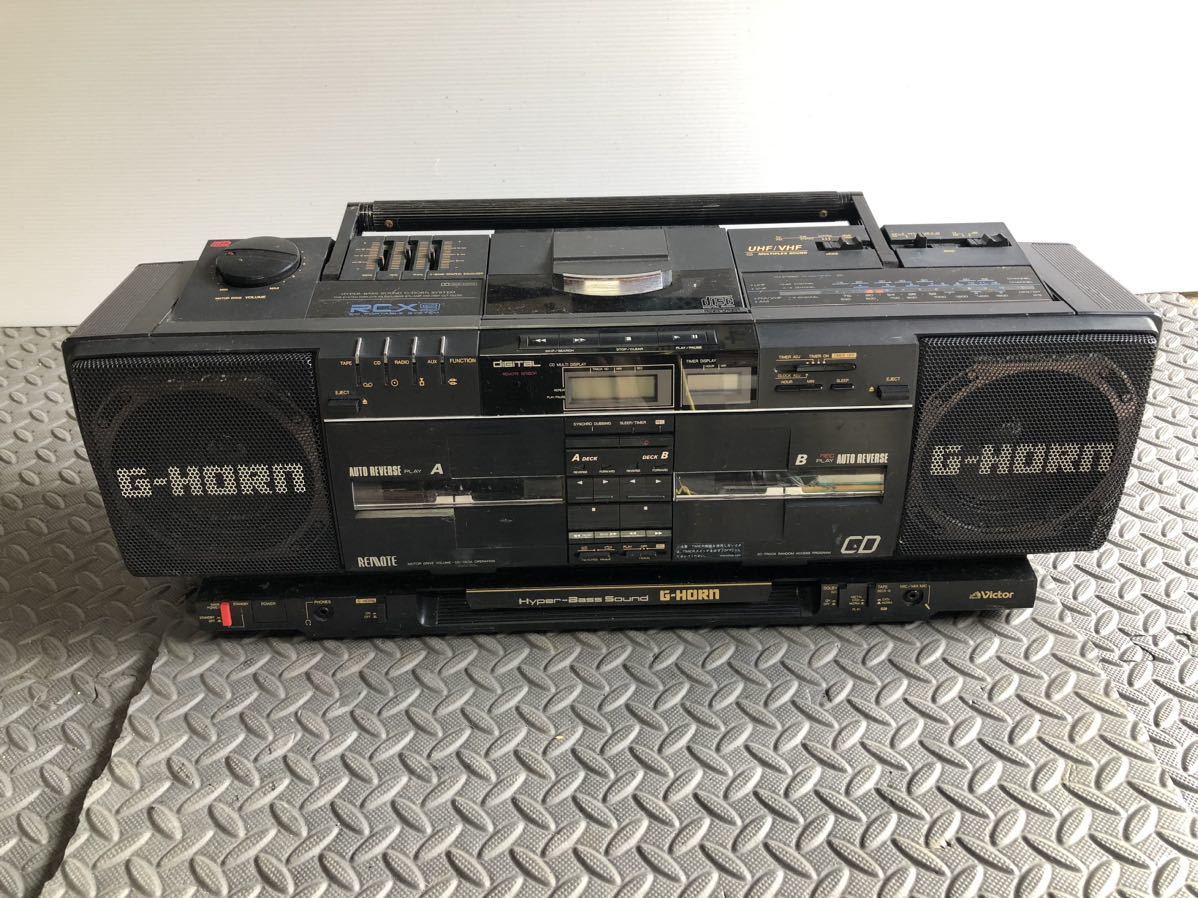 Victor ビクター G-HORN RC-X9 CD ラジカセ ジャンク品 Victor 【公式