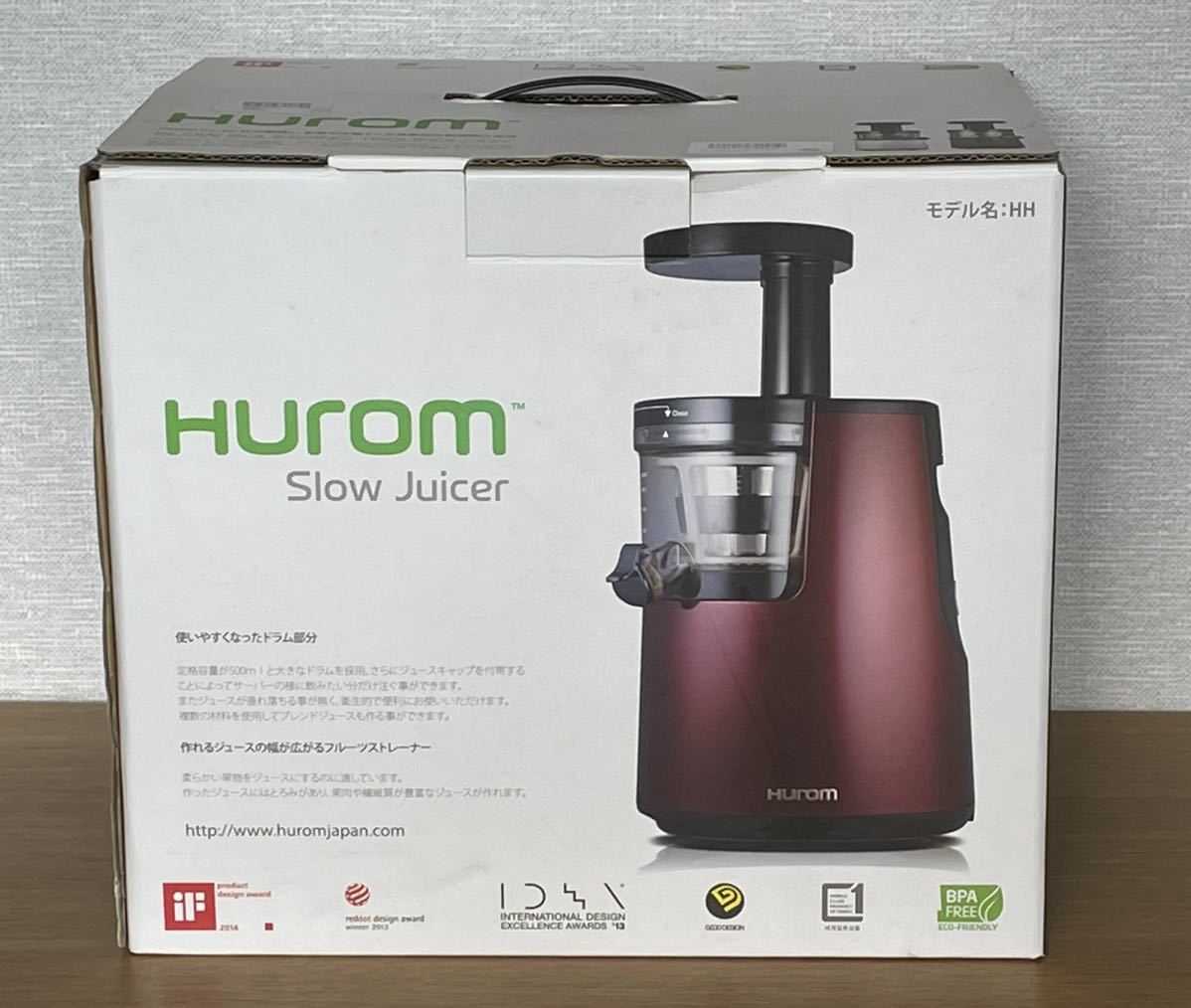  HUROM スロージューサー HH-EBA06 ワインレッド ヒューロム(その他)｜売買されたオークション情報、yahooの商品情報をアーカイブ公開 - オークファン その他
