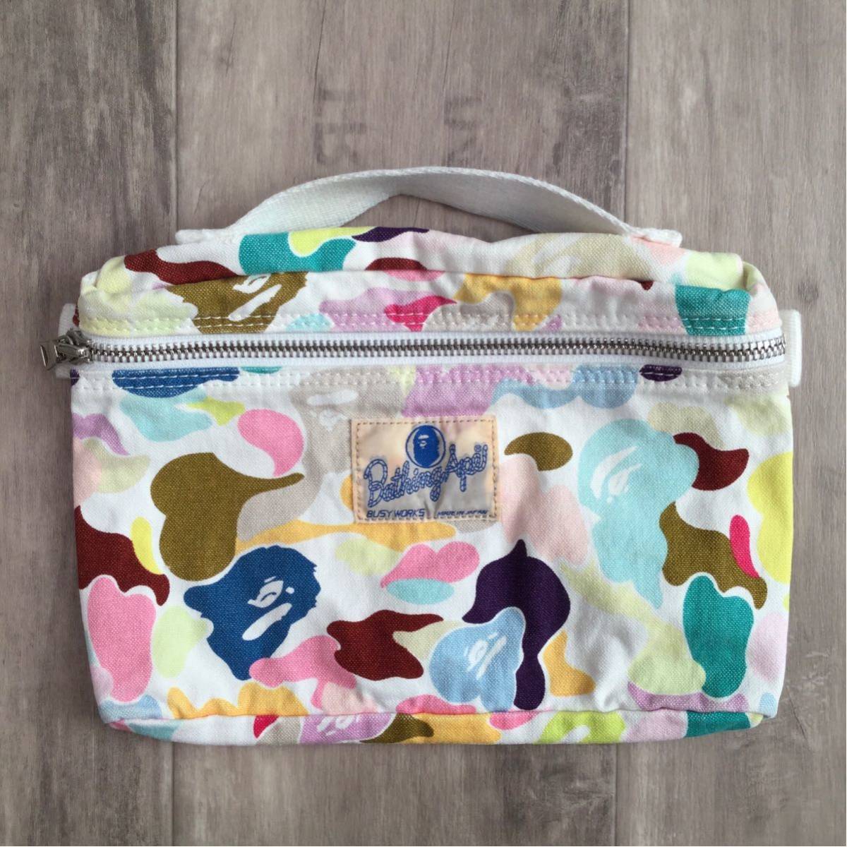 ☆APE エイプ 初期 マルチカモ ブラック ポーチ☆ - メルカリ ☆初期☆ マルチカモ ポーチ multi camo