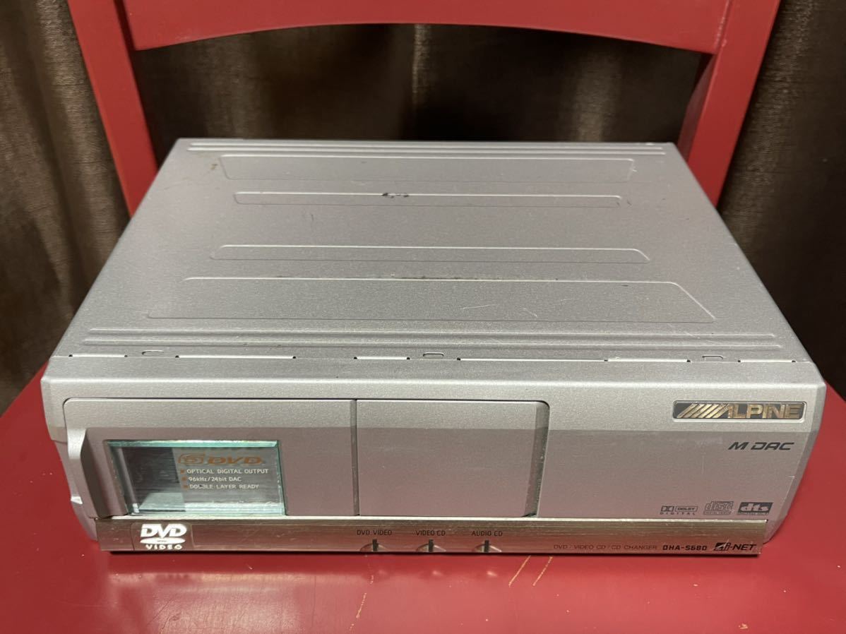 車 アルパイン DHA-S690 6連奏 DVD/CDチェンジャー