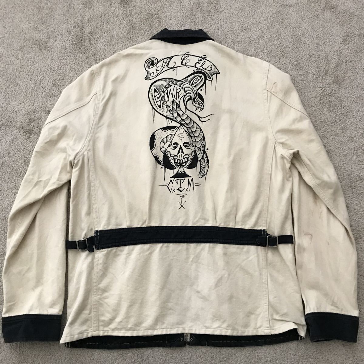 WESTRIDE CYCLE TOGS ウエストライド スカル & コブラ ヘリンボーン 
