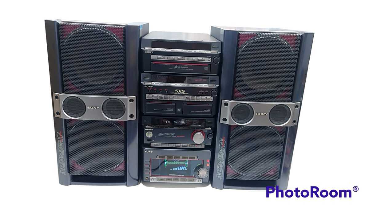 ジャンク SONY DHC-MD888W システムコンポ 中古現状品 ソニー