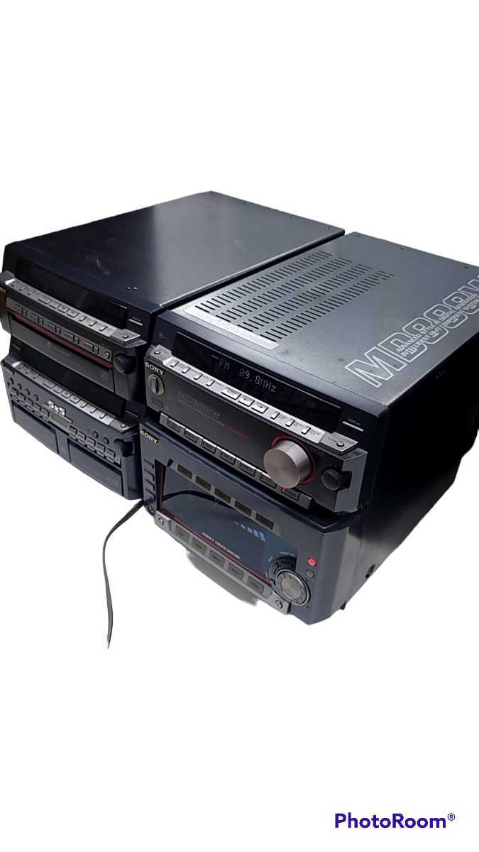 ジャンク SONY DHC-MD888W システムコンポ 中古現状品 ソニー