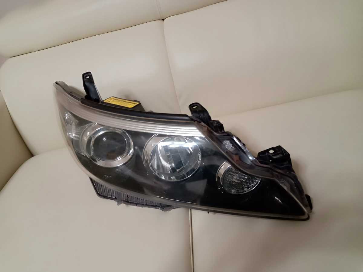 50 エスティマ 中期 3型 純正 HID ブラックハウジング ヘッドライト