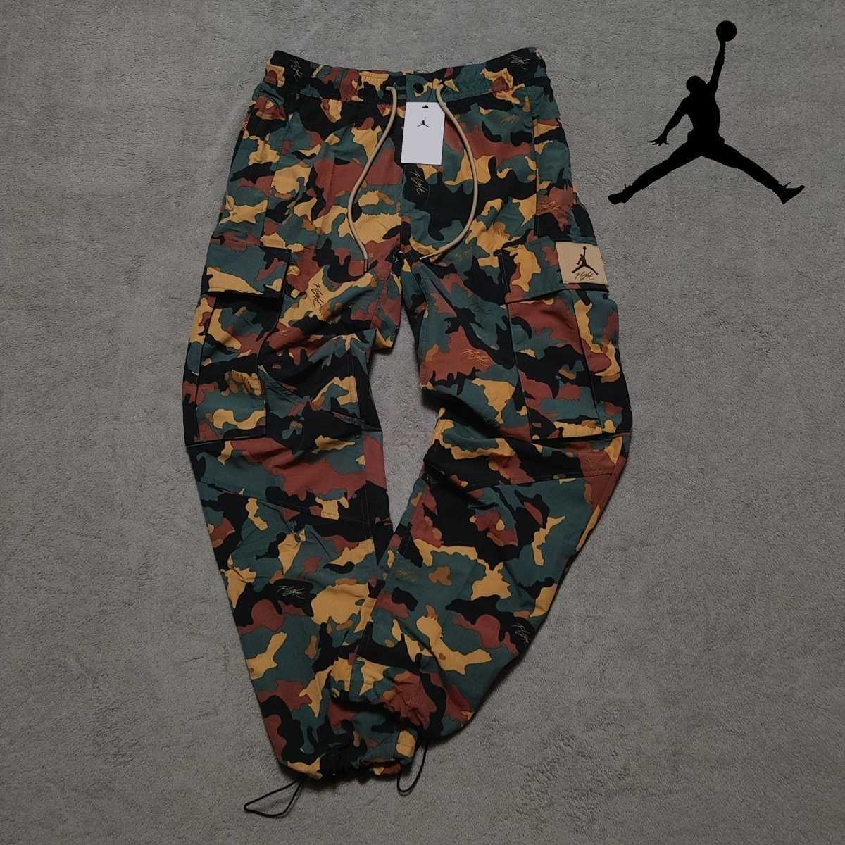  18 150円 Mサイズ NIKE JORDAN ナイキ ジョーダン カーゴパンツ フライト 迷彩 カモ ウーブン ナイロン ジョガーパンツ 正規品(ボトムス)｜売買されたオークション情報、yahooの商品情報をアーカイ 男性用