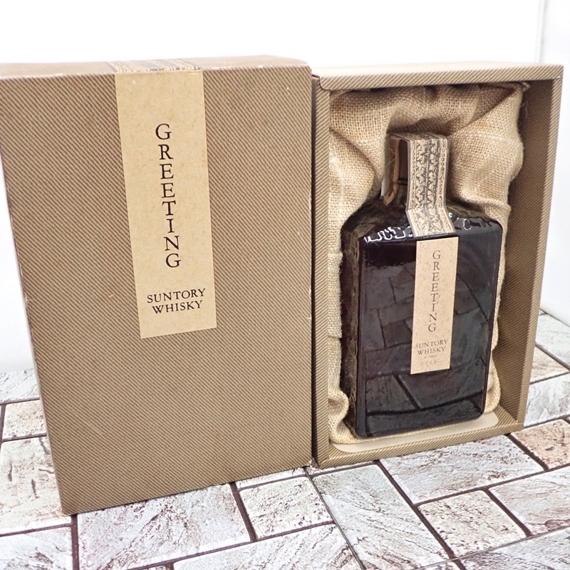 埼玉県内限定発送 】 サントリー グリーティング 720ml 43% ウィスキー