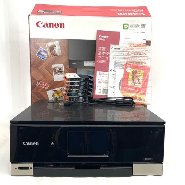 【SALE，品質保証】 仙48 Canon PIXUS TS8430 キャノン ピクサス インクジェットプリンター ブラック 箱有 マニュアル有 家庭用プリンター(A4プリンタ)｜売買されたオークション情報、yahooの商品情報をアーカイブ公開 キヤノン