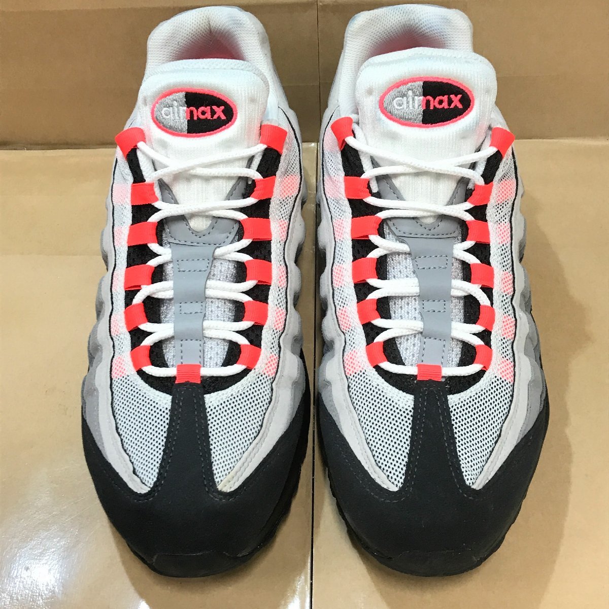 30cm US12 AIR MAX 95 SOLAR RED 609048-106 エア マックス 95 