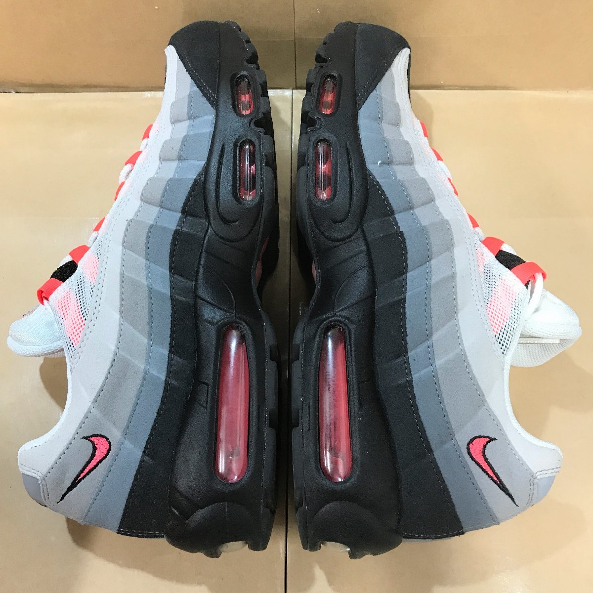 30cm US12 AIR MAX 95 SOLAR RED 609048-106 エア マックス 95 