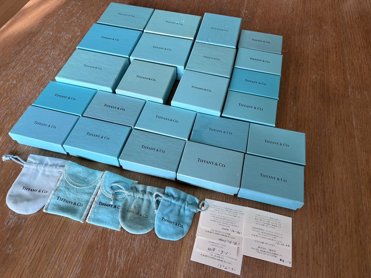1円スタート TIFFANY&Co. ティファニー ボックス 空箱 アクセサリー