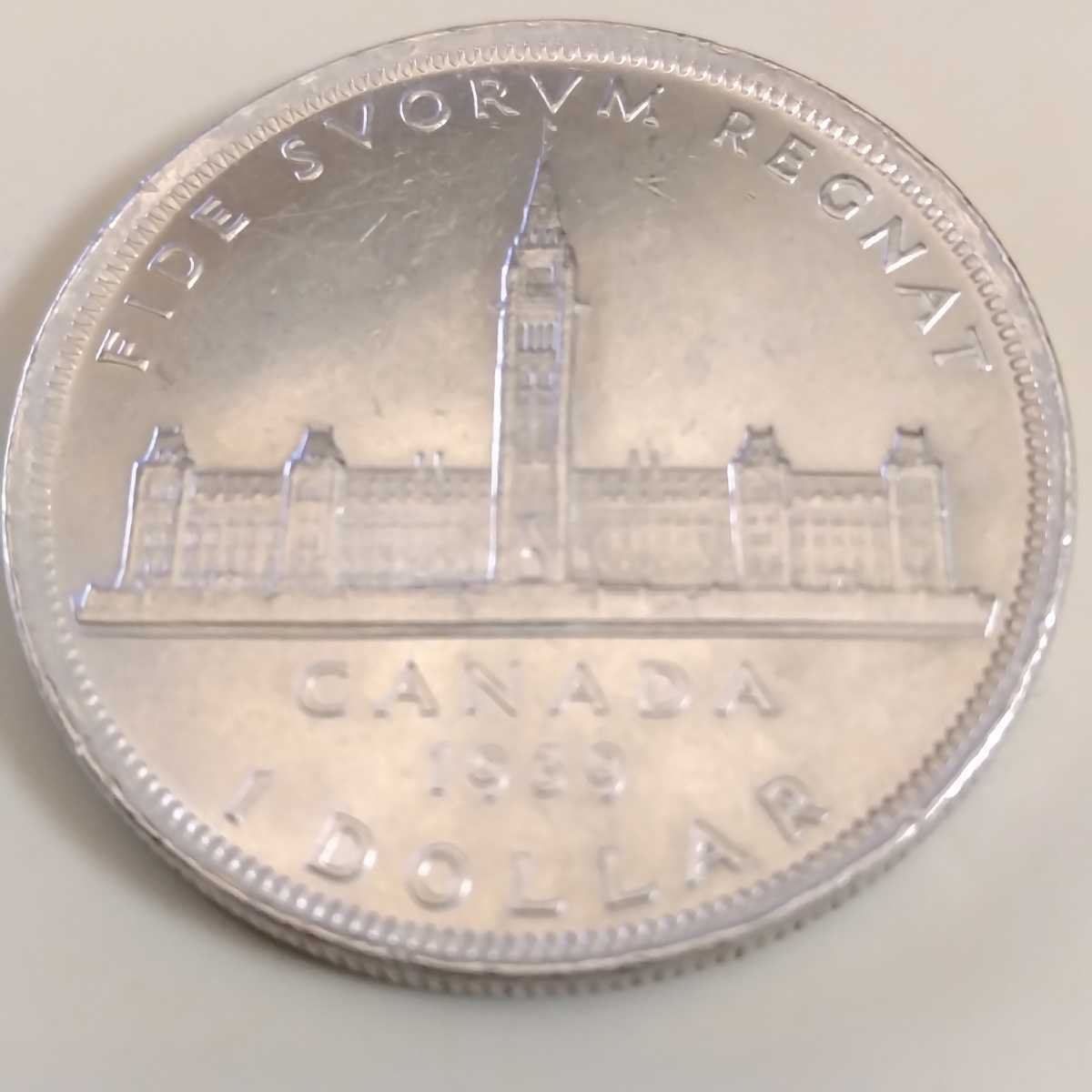 ジョージ6世 カナダ 1ドル銀貨 銀貨 1939年 1ドル ☆カナダ1939年