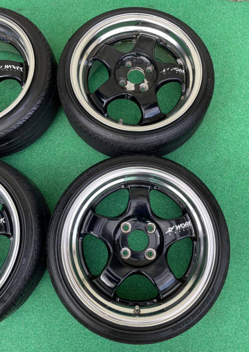 ワーク マイスターs1？MEISTER pcd100 4穴 15インチ 6.5j+38？