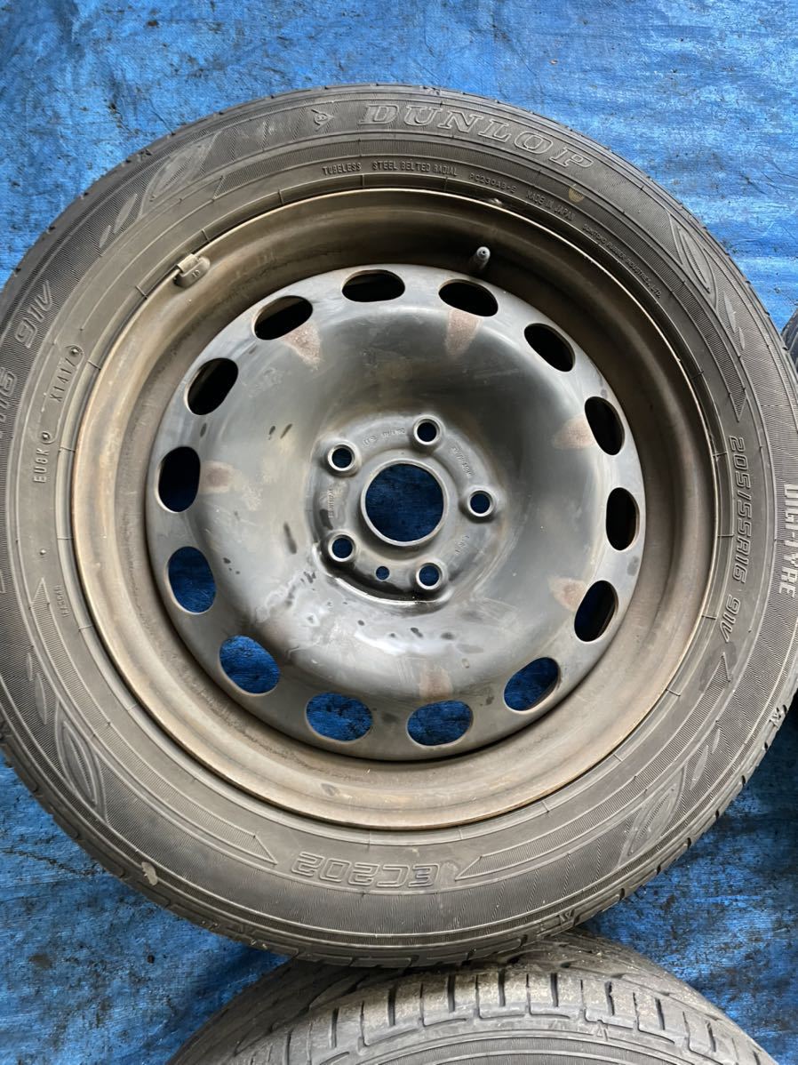 フォルクスワーゲン VW ゴルフ GOLF 純正 スチールホイール 鉄チン 16