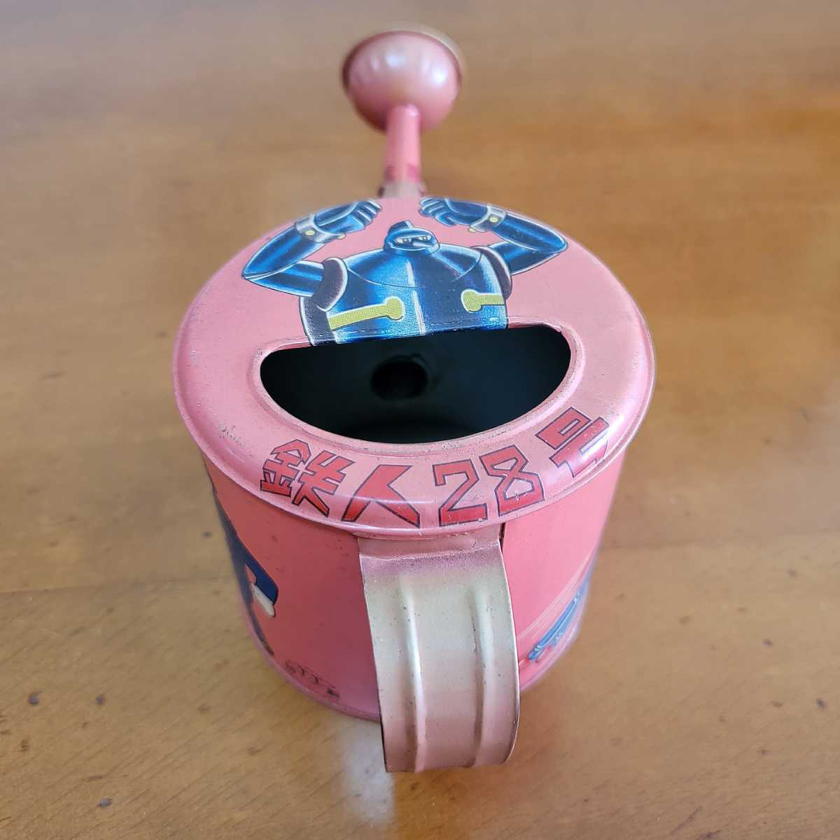 T.T 高徳玩具製 鉄人28号 ブリキのジョーロ 古い当時物 日本製 横山