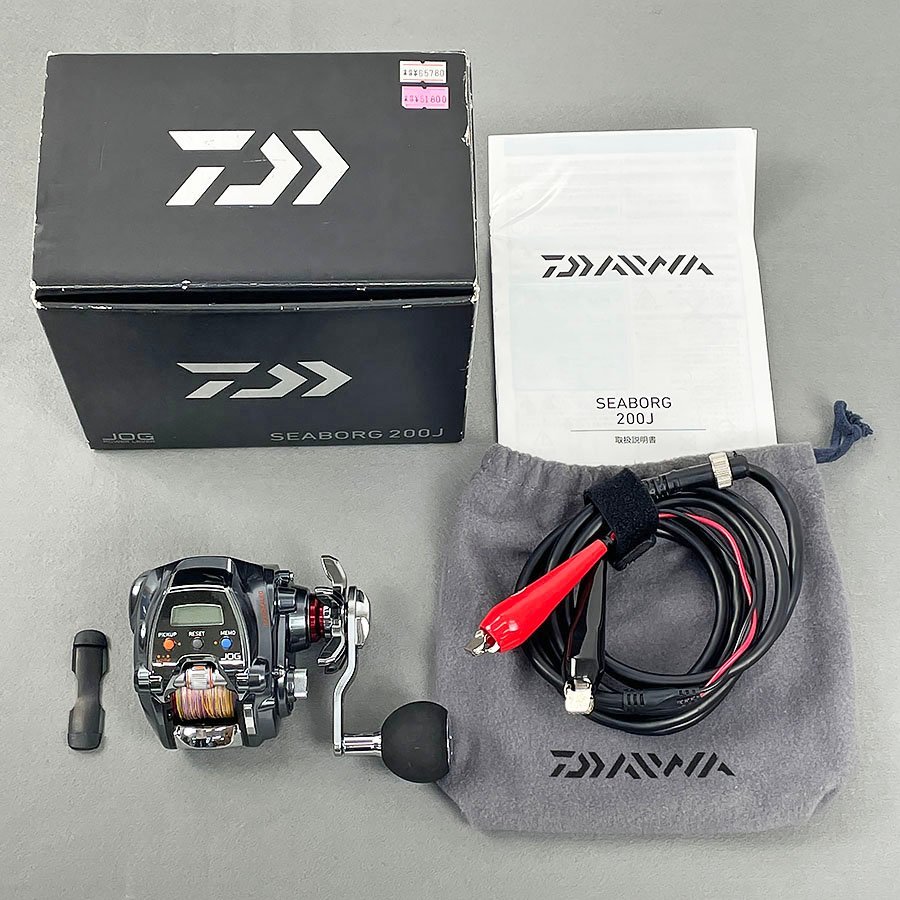Daiwa ダイワ 15 SEABORG シーボーグ 200J 右ハンドル 電動リール 使用